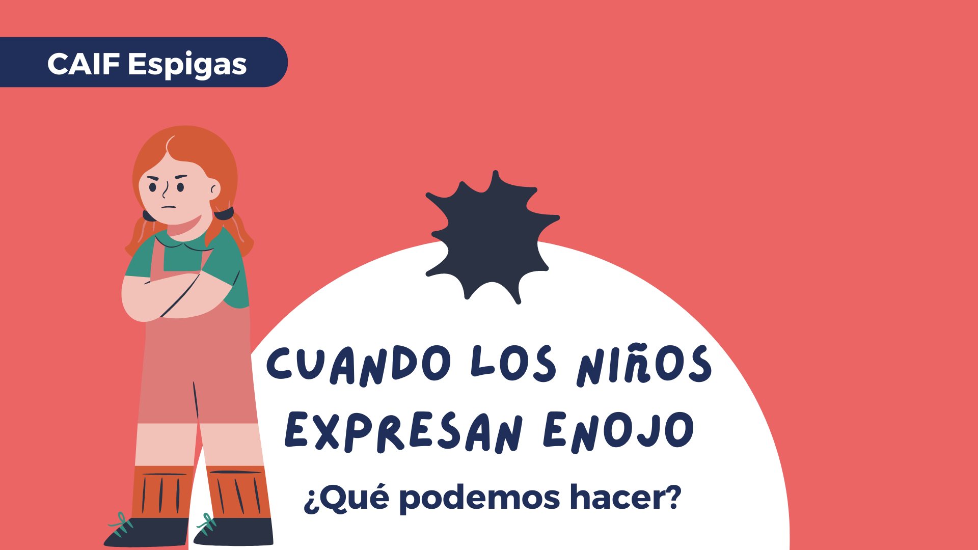 Cuando los niños expresan enojo - ¿Qué podemos hacer?